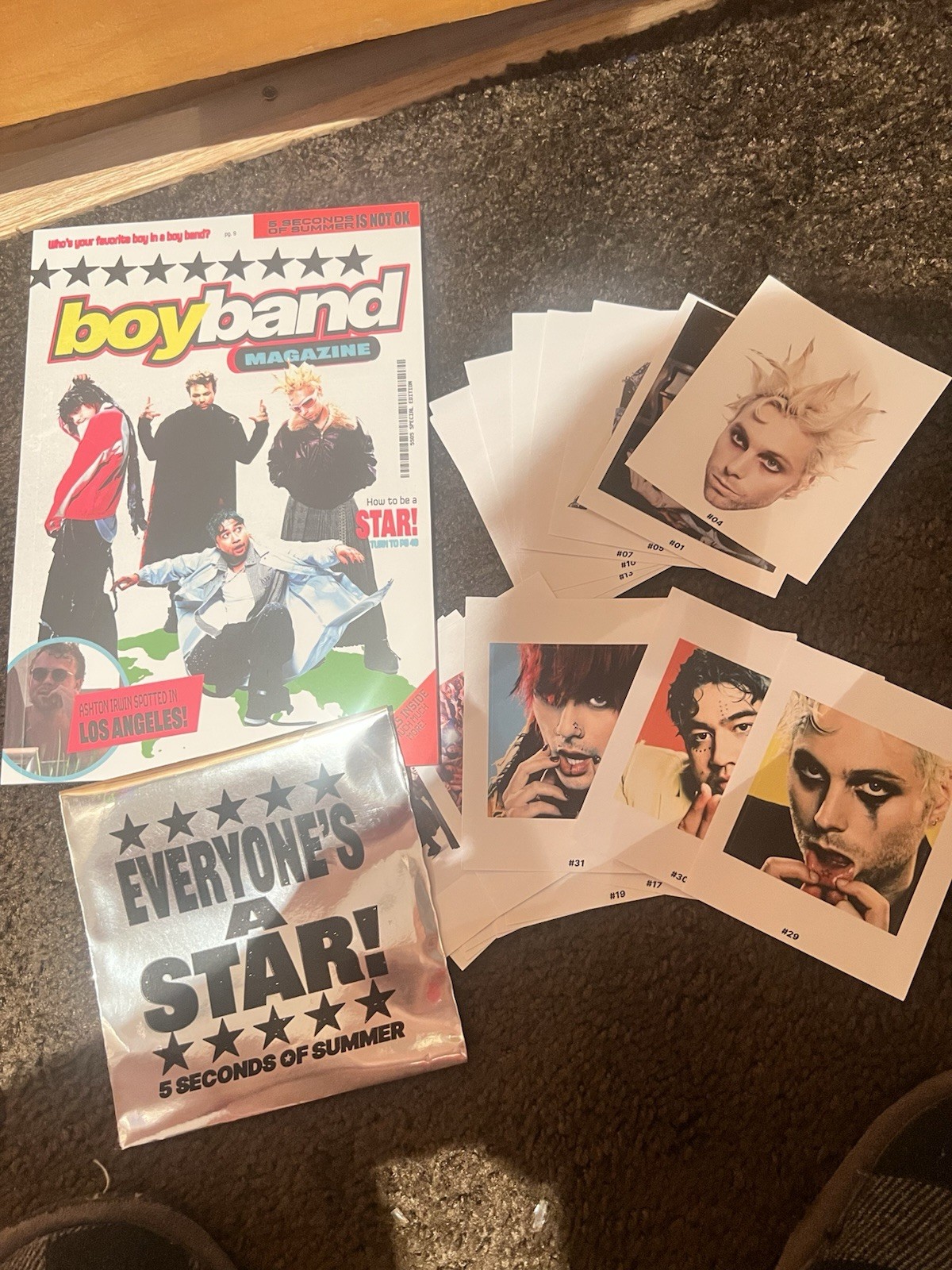 5 Seconds of Summer 5SOS Everyone’s A Star Magazine + Stickers Set taylor swift