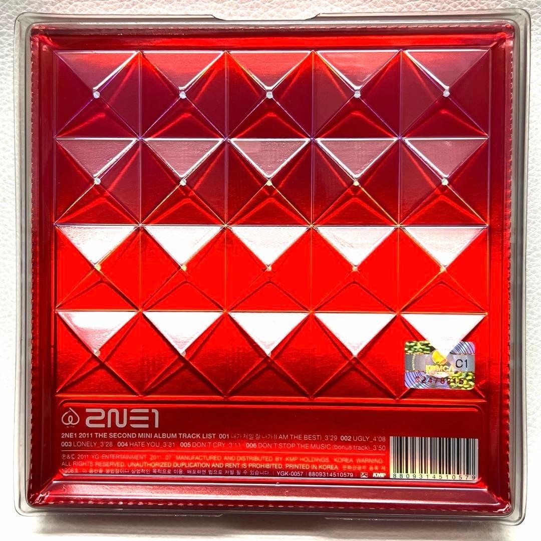 2NE1 2011 The Second Mini Album CD First Limited Edition Korean board Model