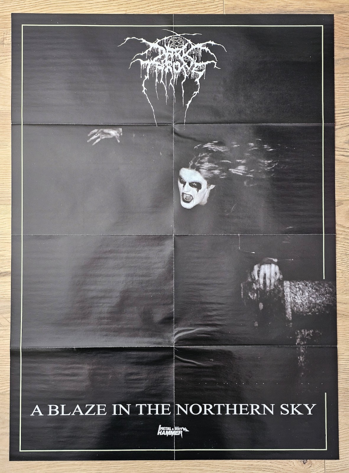 DARKTHRONE – HUGE poster from 2024 – 21 ½ x 29 ½ in. (55 x 75 cm) MINT CONDITION