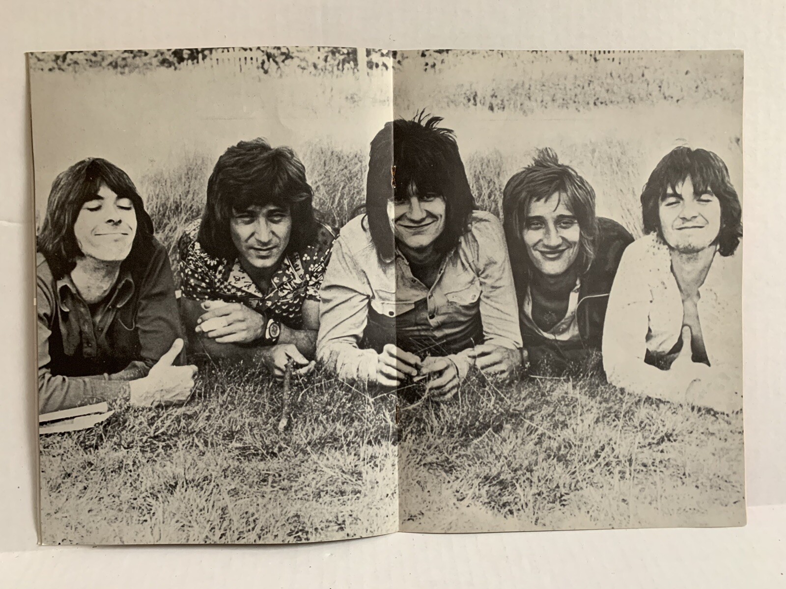 ROD STEWART Small Faces Savoy Brown Grease Band 1971 tour program book Rock Roll