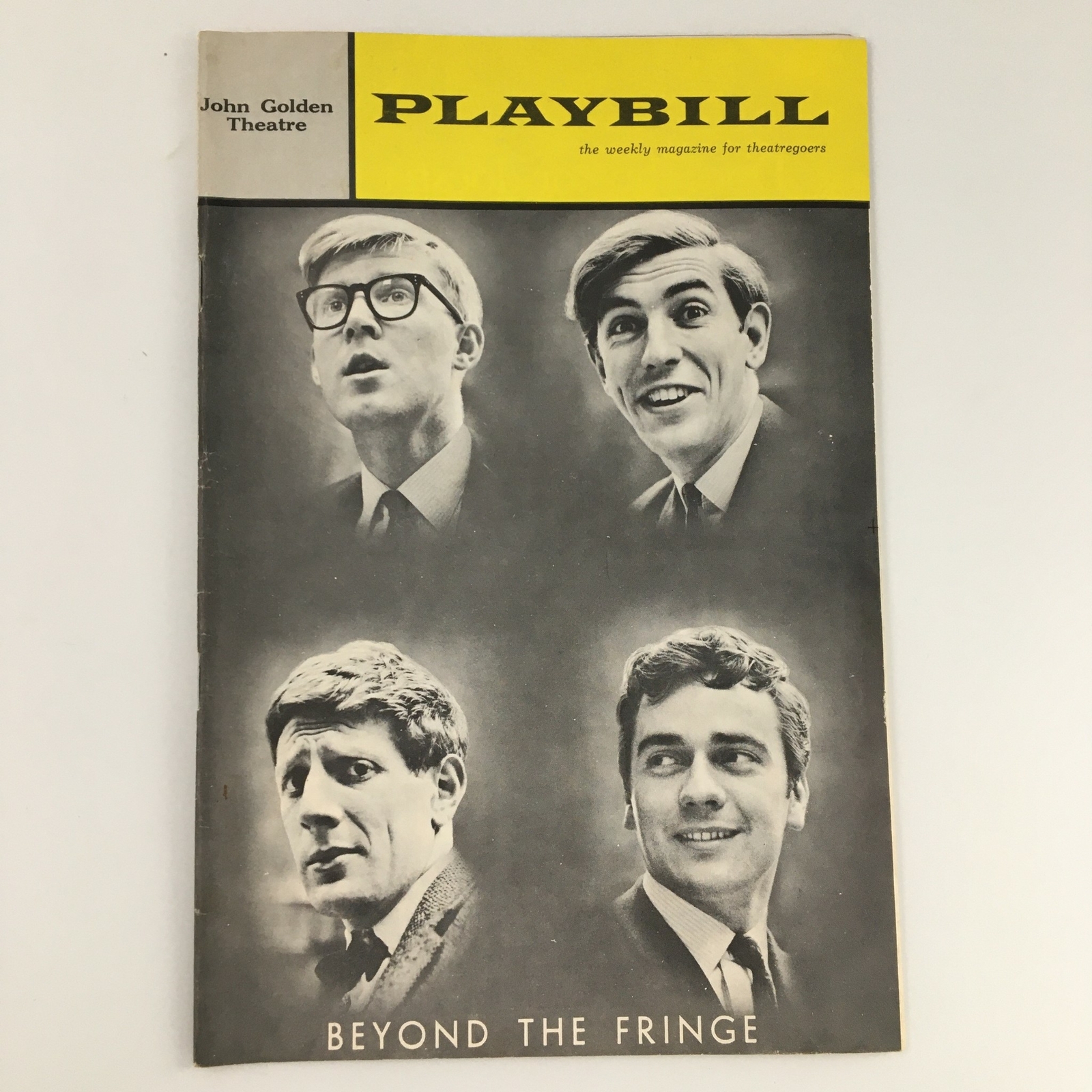 1963 Playbill John Golden Theatre ‘Beyond the Fringe’ Alan Bennett, Peter Cook