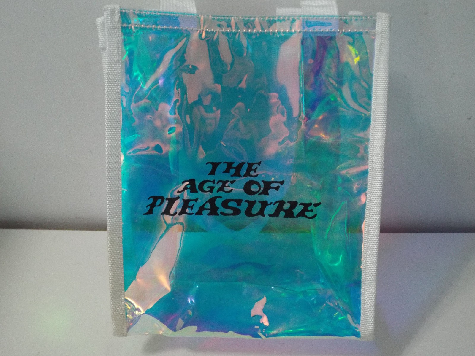 Janelle Monae “Age Of Pleasure” 7.5×9″ Promotional Iridescent Vinyl/Plastic Tote