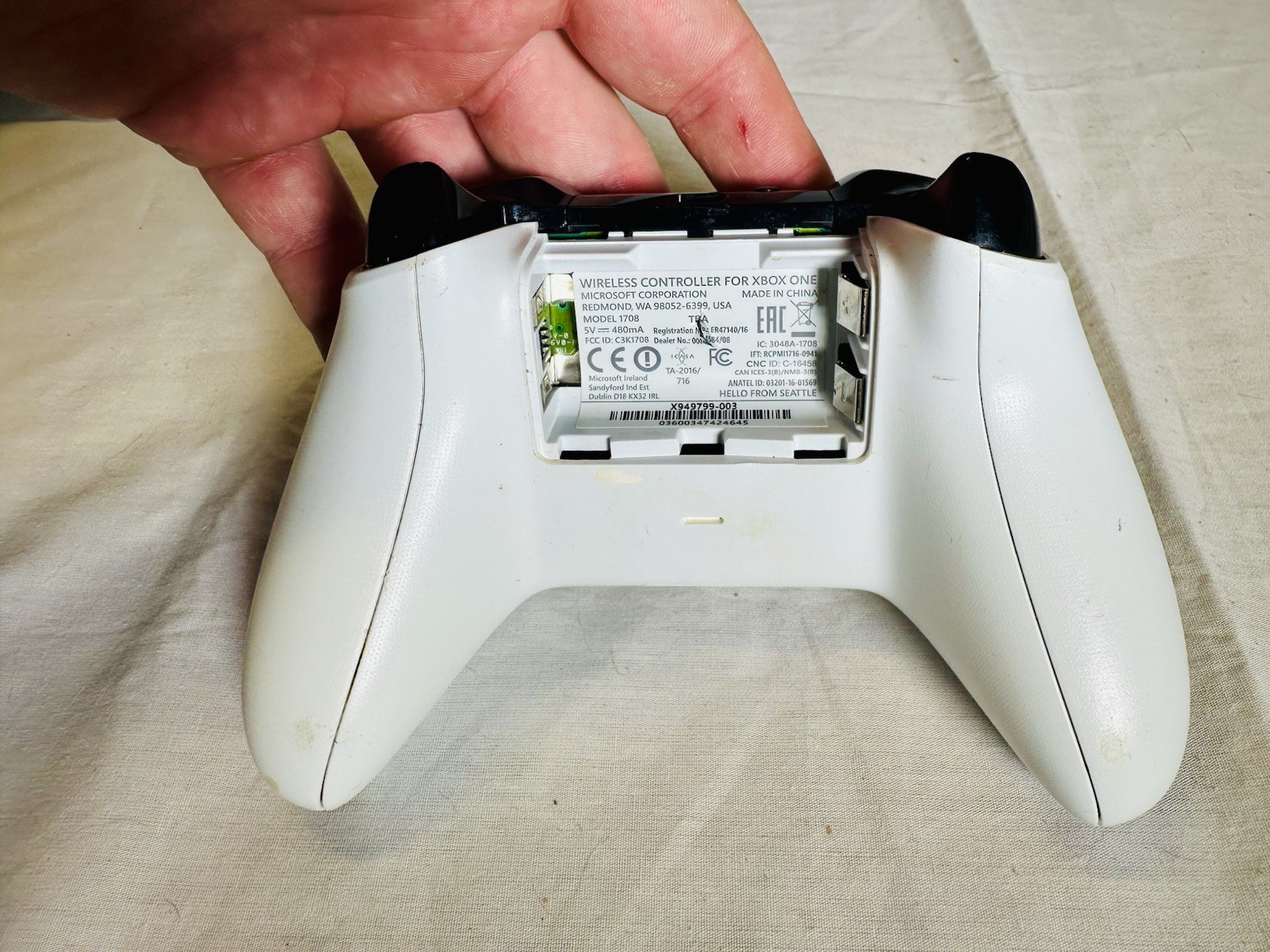 Two Xbox Wireless Controllers For PARTS or REPAIR Xbox One X S & Series X S