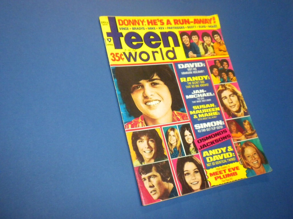 TEEN WORLD magazine 1974 April