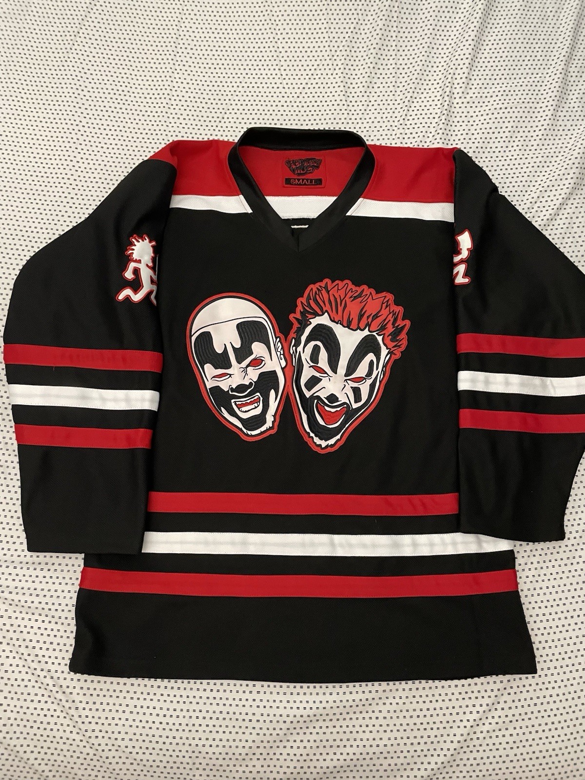 Insane Clown Posse Wicked Clowns Psychopathic Hockey Jersey Size Small ICP