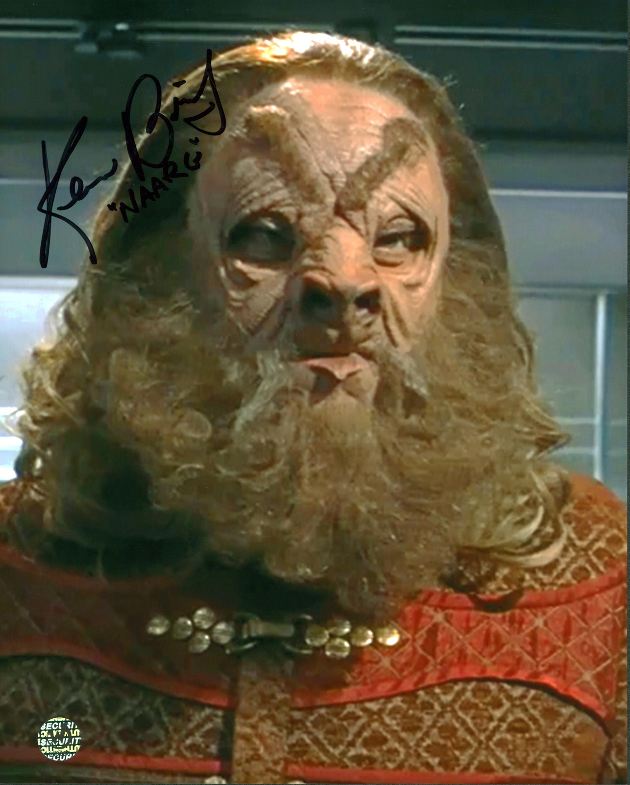 Kevin Brief Star Trek Enterprise “Naarg” Signed 8×10 Photo w/ Black Sig WWA 2