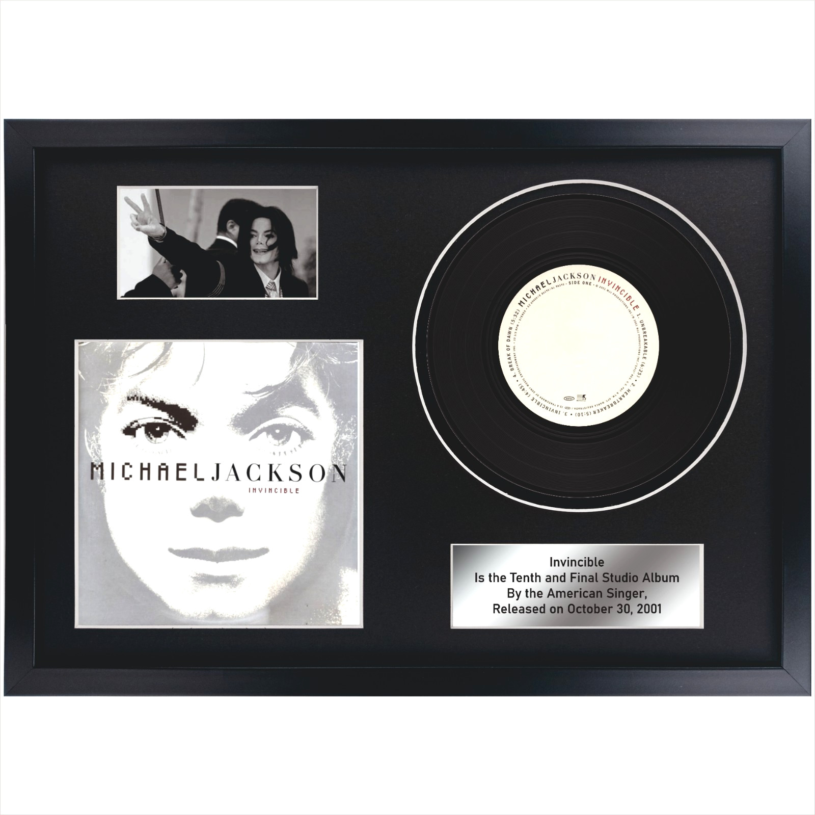 Michael Jackson – Off The Wall /LP/ Memorabilia / Souvenir in black frame / Rock