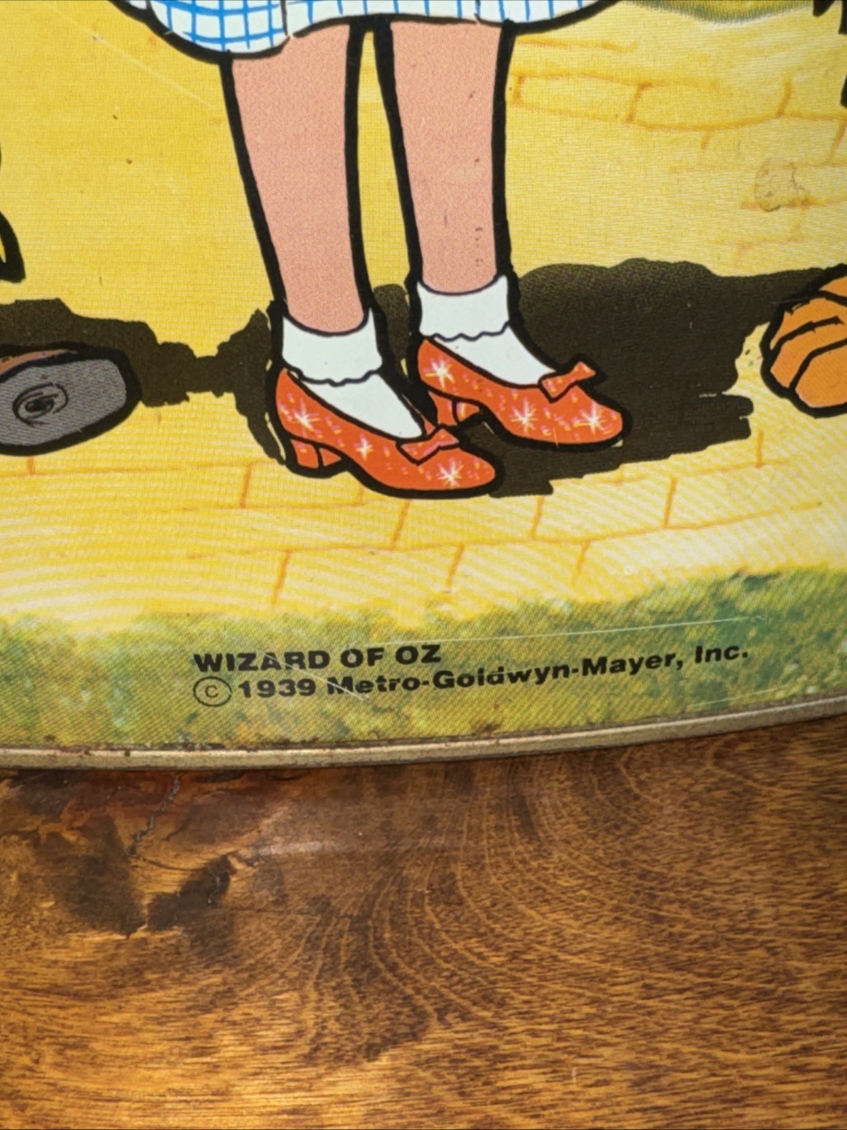 Vintage Wizard Of Oz Trash Can 1970s