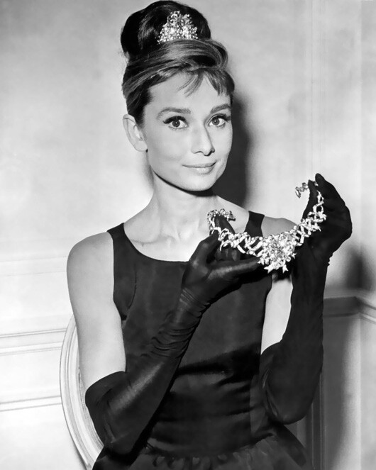 1961 Movie Film Actress AUDREY HEPBURN Glossy 8×10 Photo Breakfast at Tiffany’s