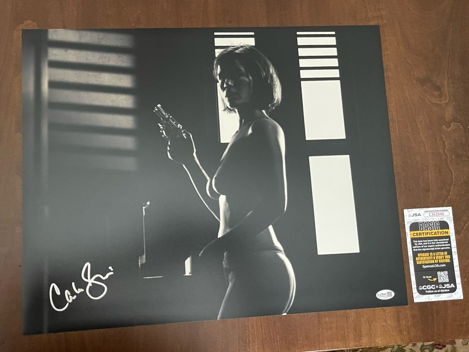 Carla Gugino autographed Hand signed 16×20 photo JSA Sin City Lucille (#1)