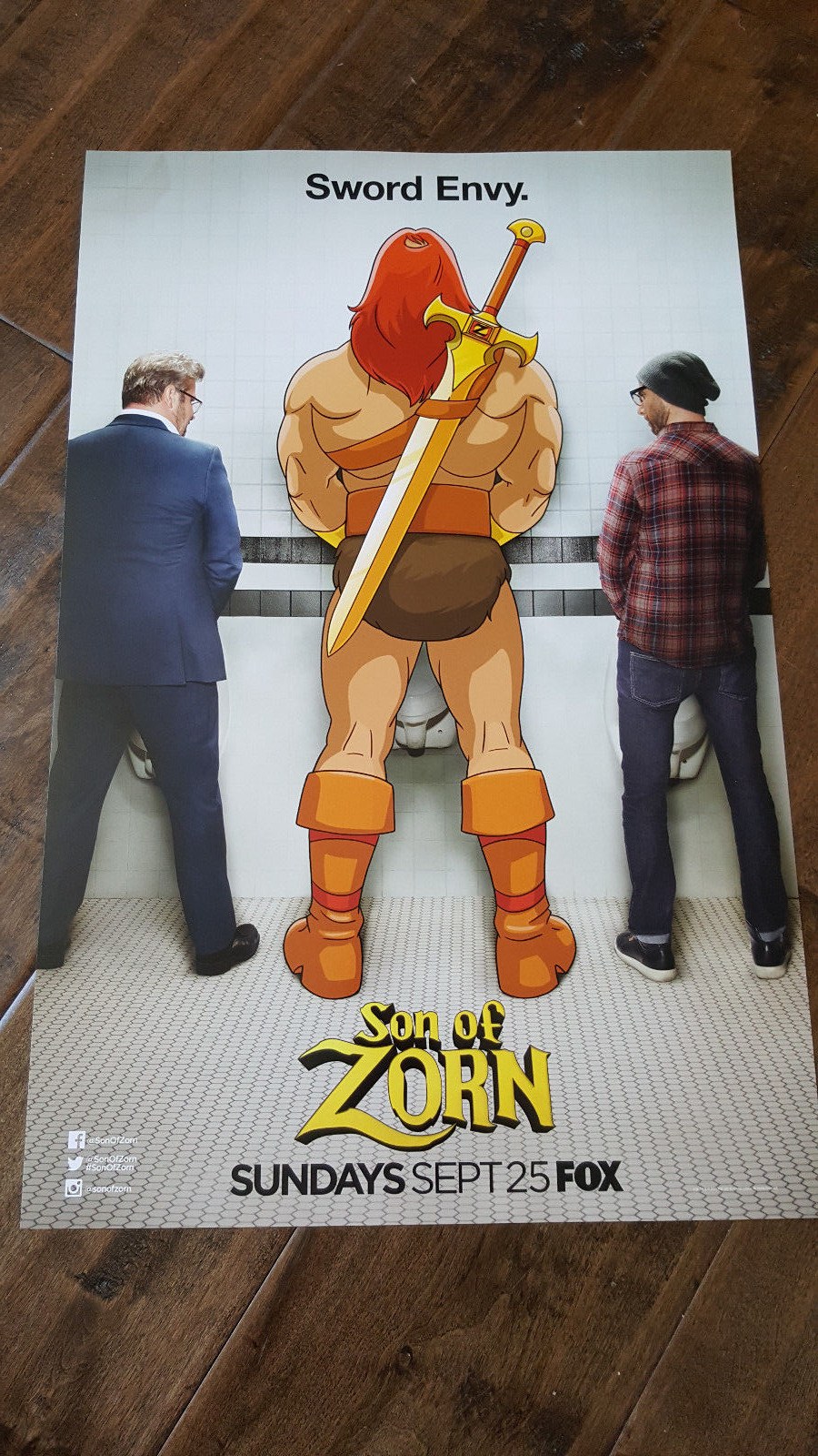 2016 SDCC COMIC CON EXCLUSIVE FOX POSTER SON OF ZORN SUDEIKIS HINES MEADOWS