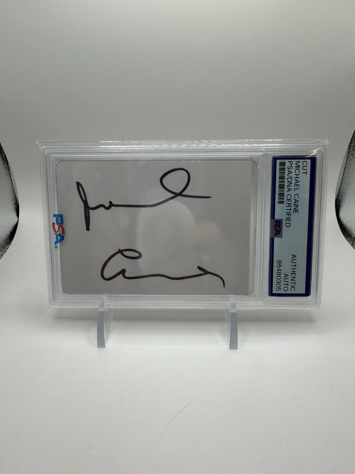 Sir Michael Caine Signed Cut Signature PSA/DNA Certified Autograph Auto
