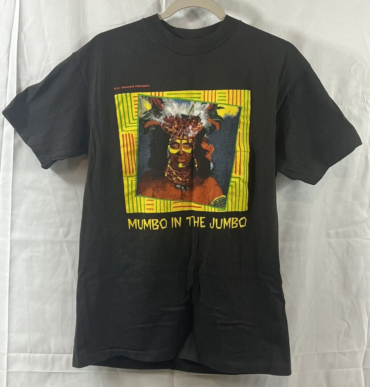 Vintage 1990 1991 NYE ~ Grateful Dead ~ Mumbo in the Jumbo T-Shirt Single Sitch