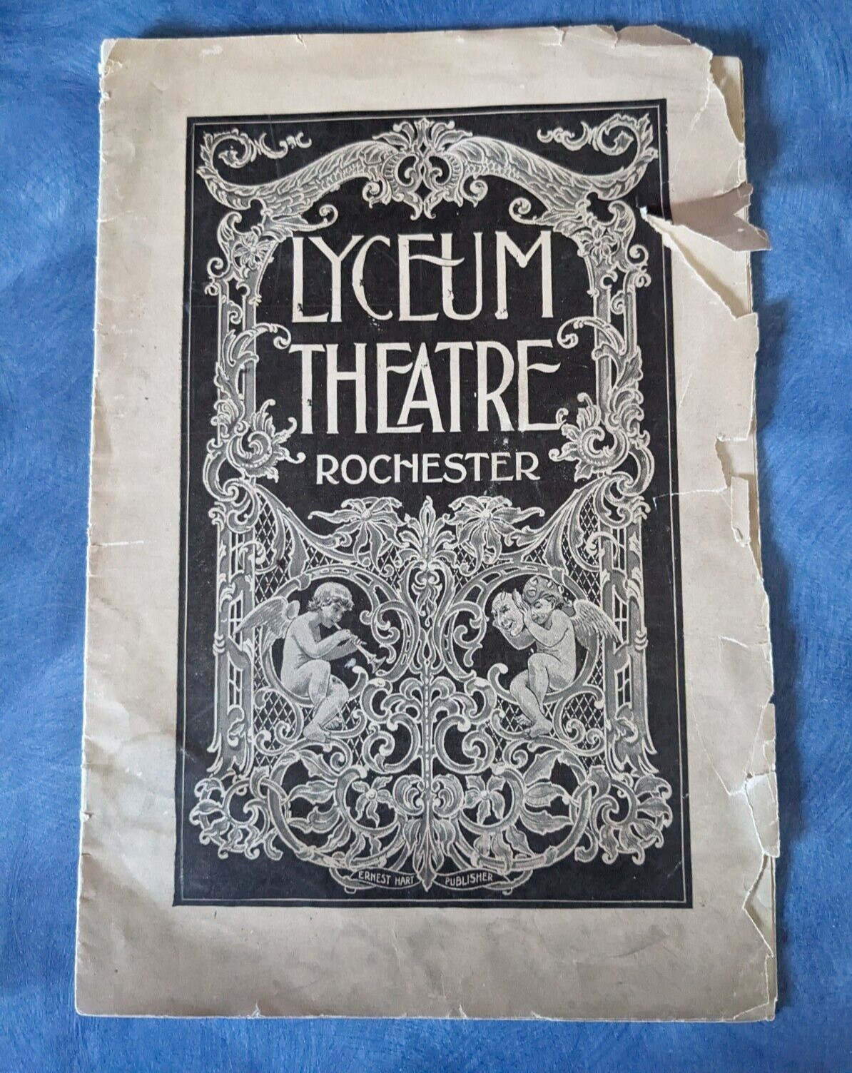 Lyceum Theater Rochester NY Program 1900’s Local Advertising