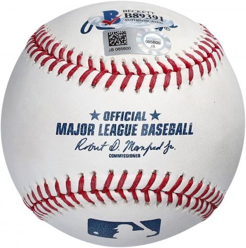 Corbin Bernsen Major League Signed Baseball w/Strike Out Inscription – Steiner