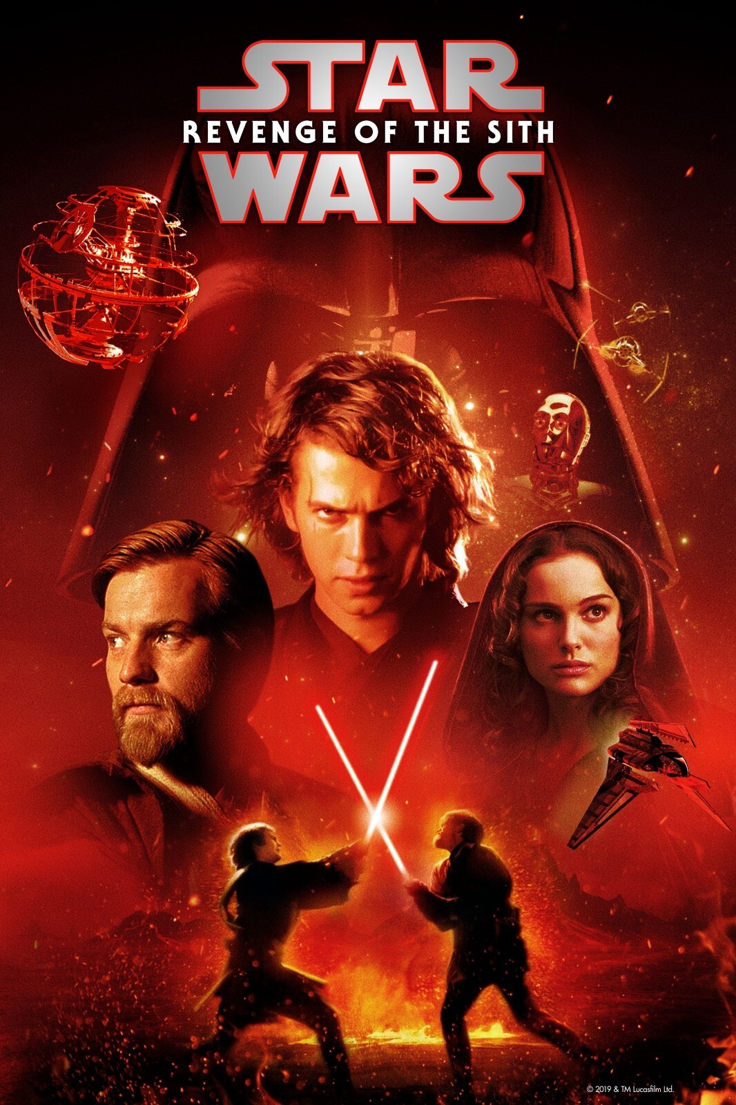 Star Wars Revenge Of The Sith poster – 11″ x 17″ – Star Wars movie poster