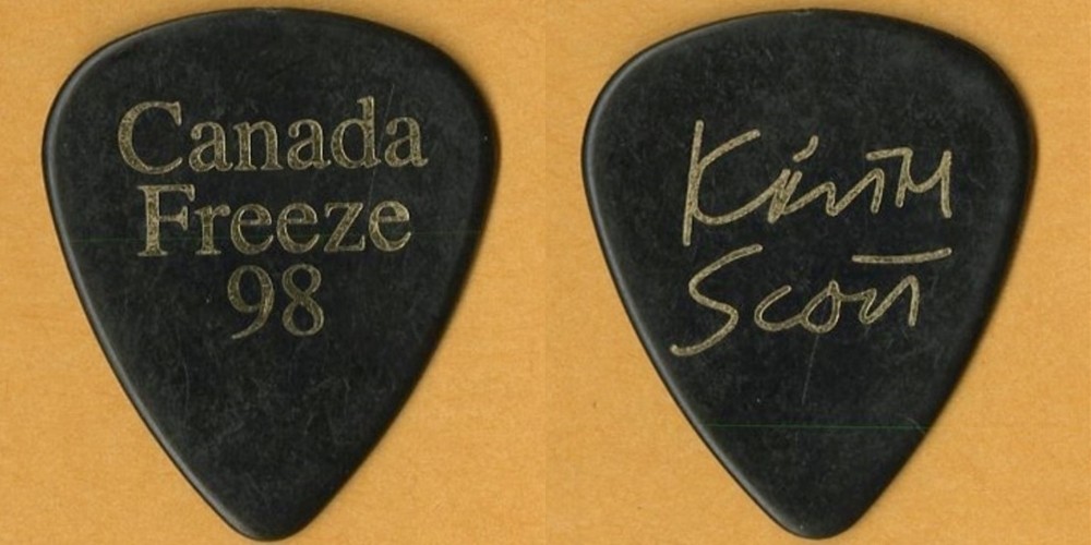 Bryan Adams 1998 On a Day Like Today concert tour Keith Scott stage Guitar Pick