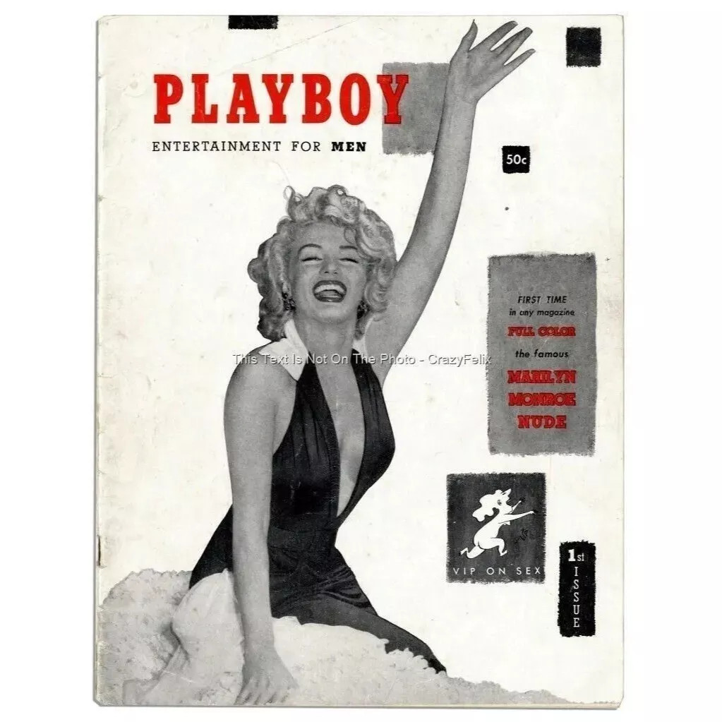 Marilyn Monroe Playboy Magazine 1953 Cover Vintage 8×10 PRINT PHOTO