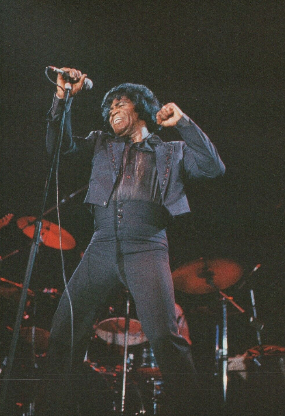 1993 JAMES BROWN Postcard 5.75″ x 4.15″ (15 x 10.5 cm.) U.K. Vintage Item HTF