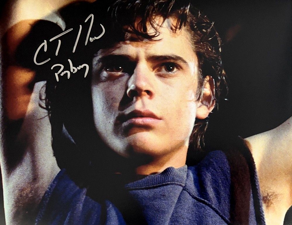 C. Thomas Howell Autographed The Outsiders 11×14 Photo Inscribed Ponyboy TRISTAR