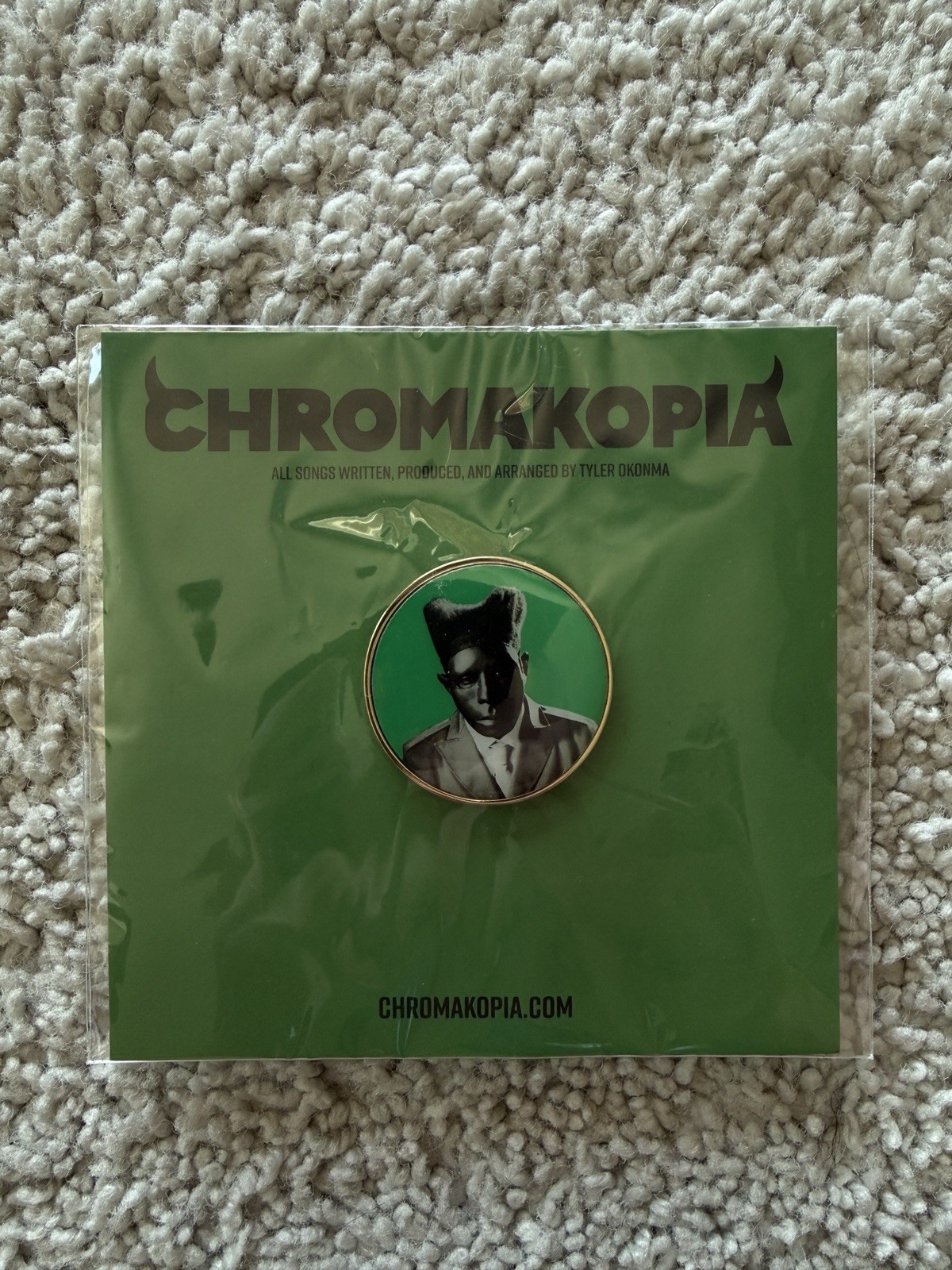 Tyler The Creator CHROMAKOPIA Tour VIP Package Character Pin New