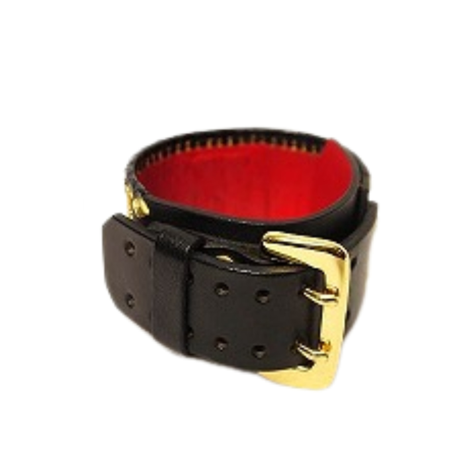 the GazettE RUKI Bracelet MODERN PIRATES Iron Cross Studded Leather VeryRare