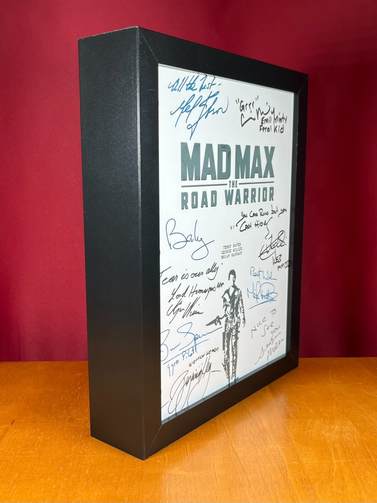 Mad Max: The Road Warrior Script Signed – Autograph Reprints – Mad Max 2