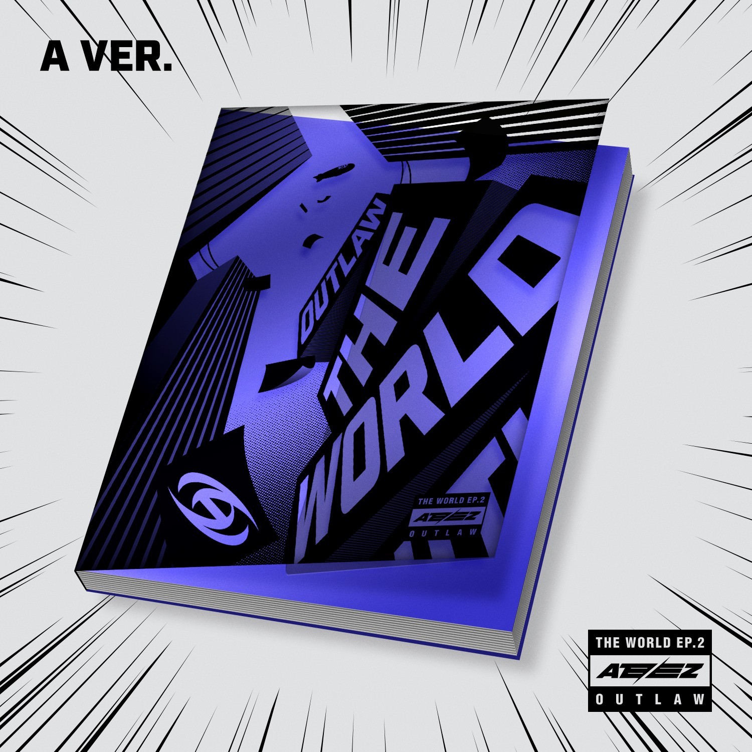🚀EXPRESS SHIPPING🚀 [NEW & SEALED] ATEEZ – THE WORLD EP.2 : OUTLAW