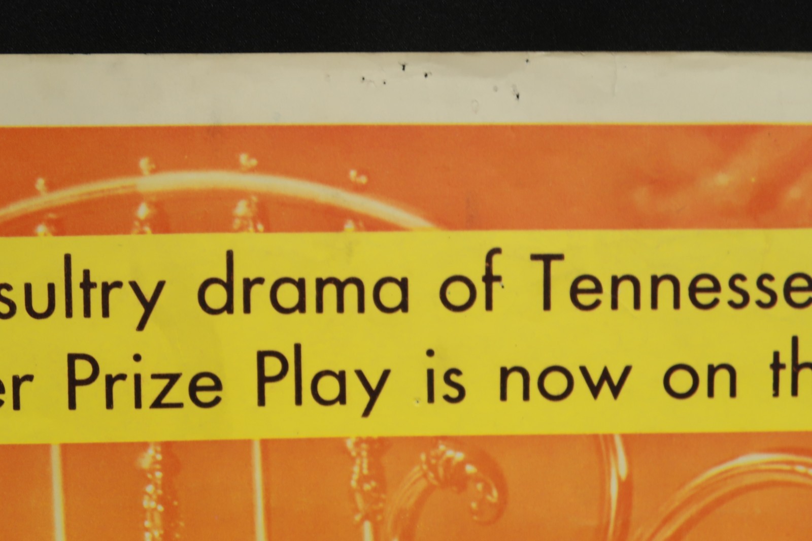 Cat on a Hot Tin Roof 1958 Poster Insert 14 x 36 NSS 58/330 Elizabeth Taylor
