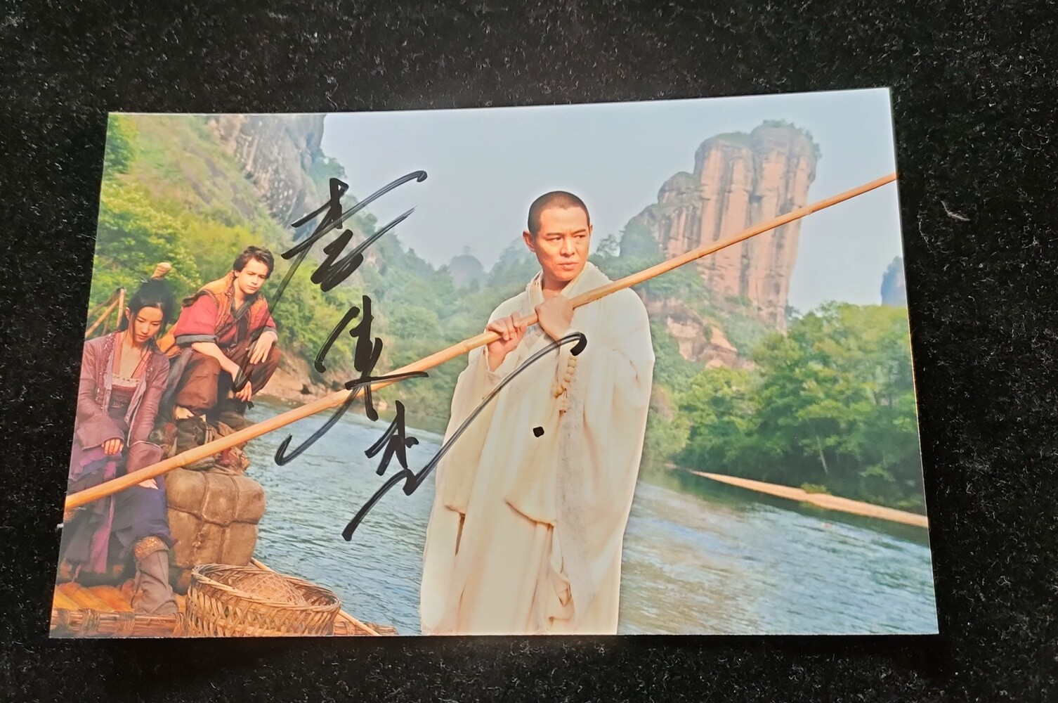 JET LI Autographed Signed Photo Autographs Collectibles 4*6 GIFTS COLLECTION #Ni