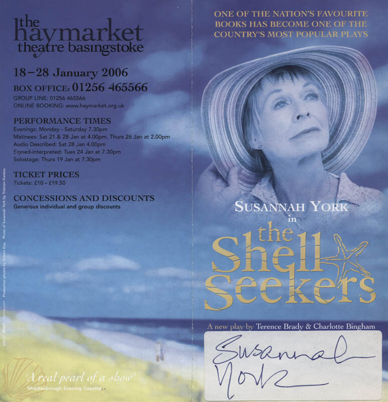 SUSANNAH YORK – ADVERTISEMENT SIGNED