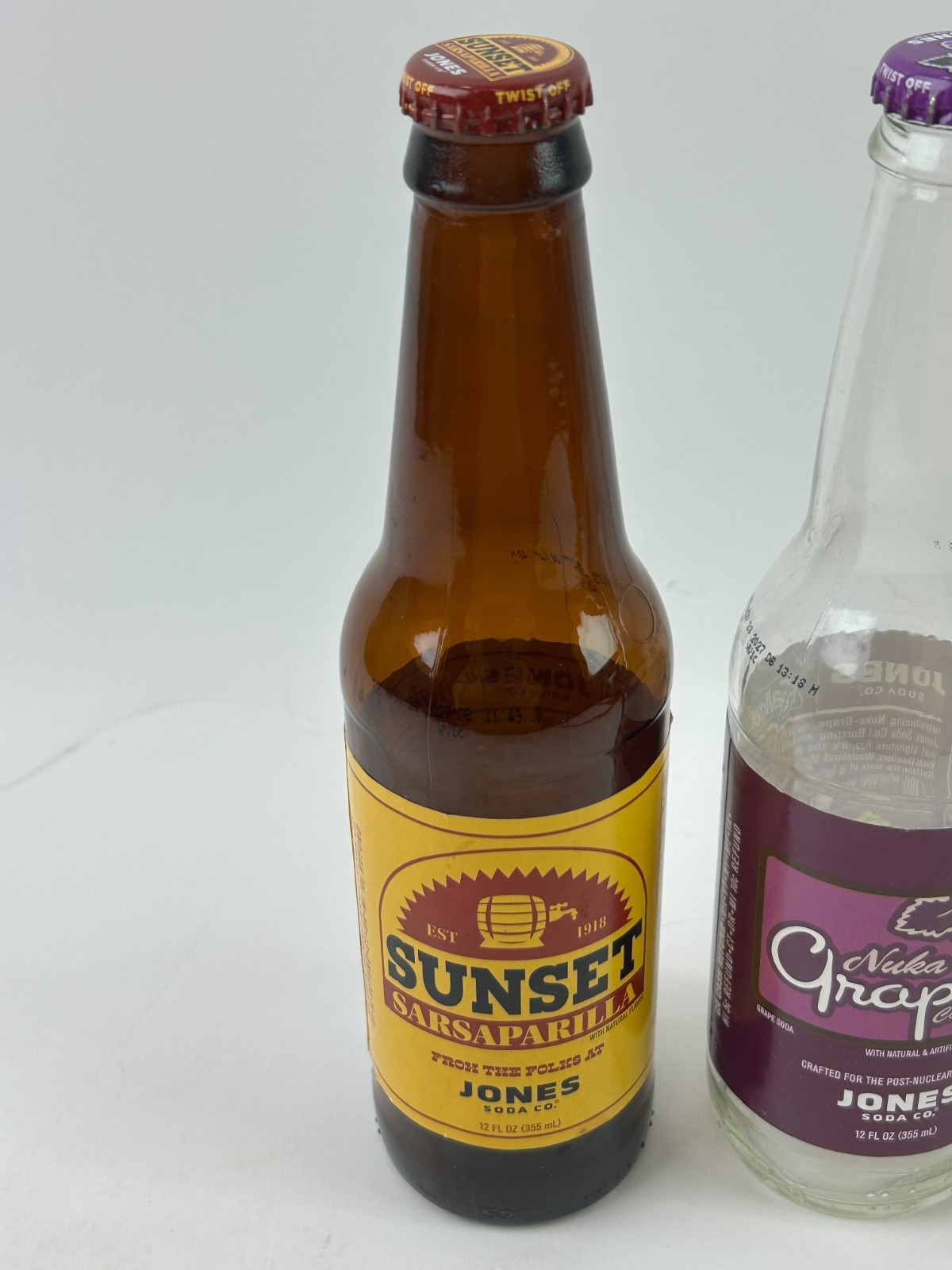 Fallout Jones 3 Empty Soda Bottles Quantum Nuka Grape Cola Sunset Sarsaparilla