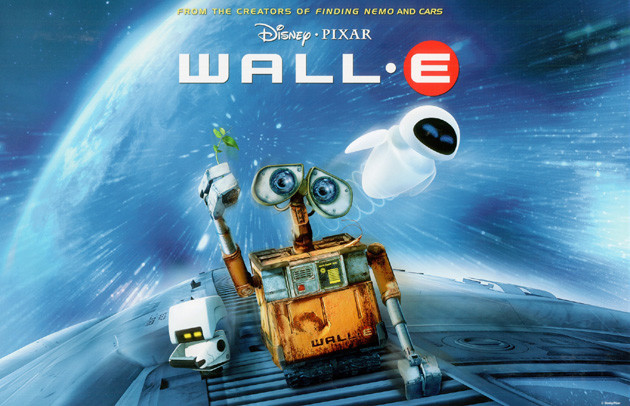 WALL-E MOVIE POSTER SET OF 4 ORIGNAL LITHO POSTERS 11×17 DISNEY