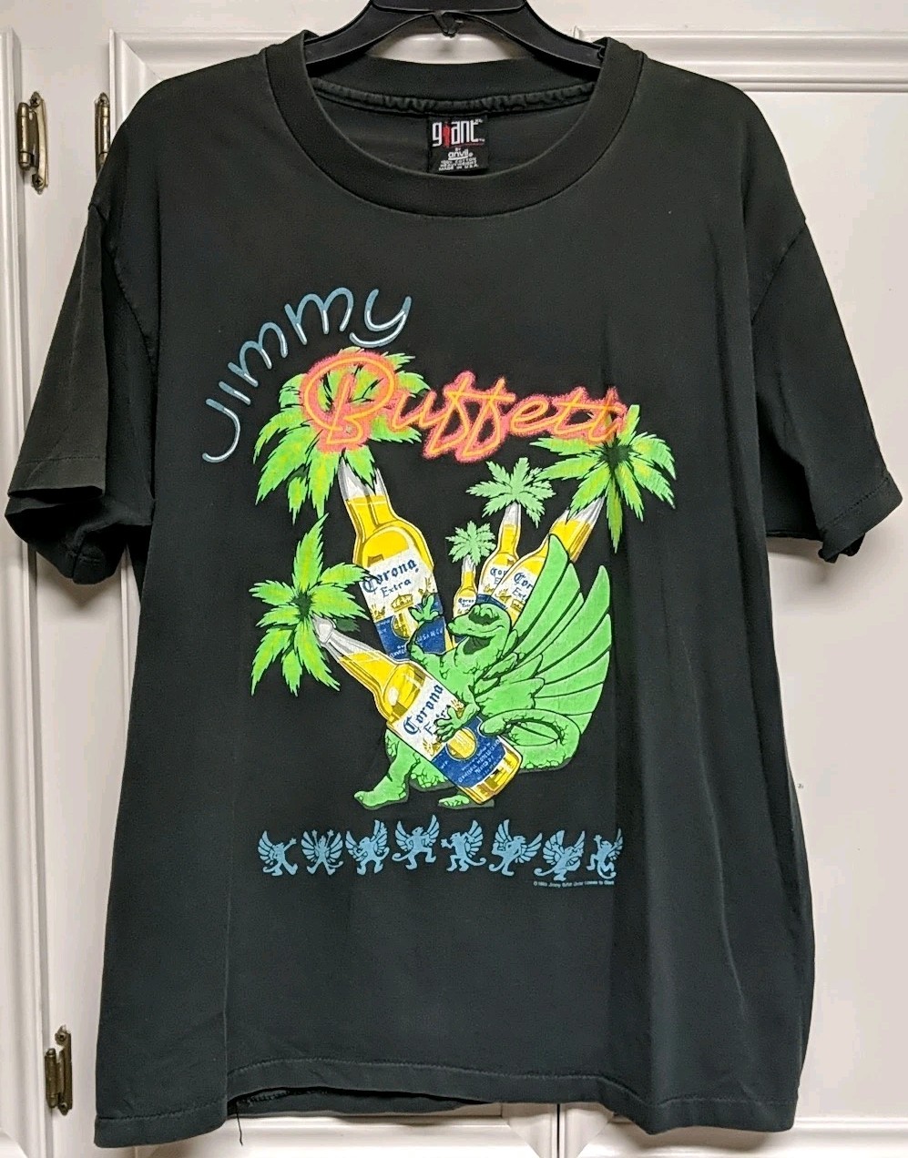 Jimmy Buffett Chameleon Caravan 1993 Tour Single Stitch T-Shirt Sz XL
