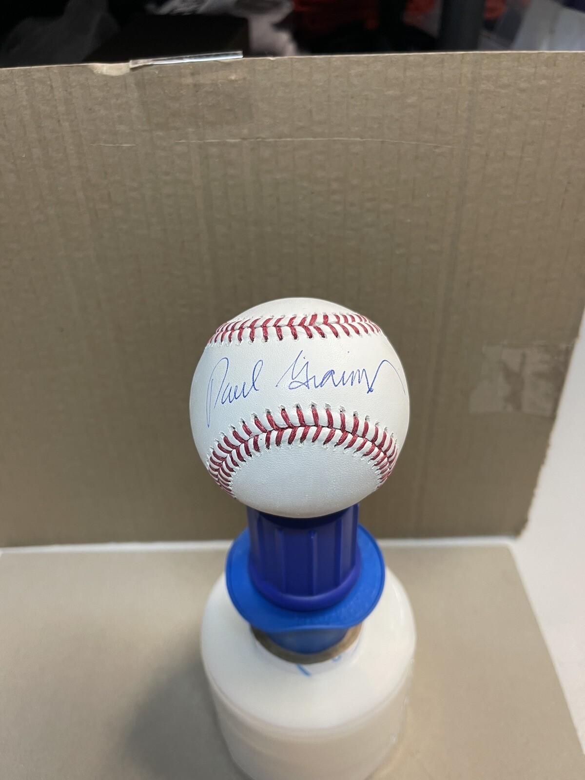 Paul Giamatti Golden Globe Winner Billions Star Signed MLB Baseball Beckett COA