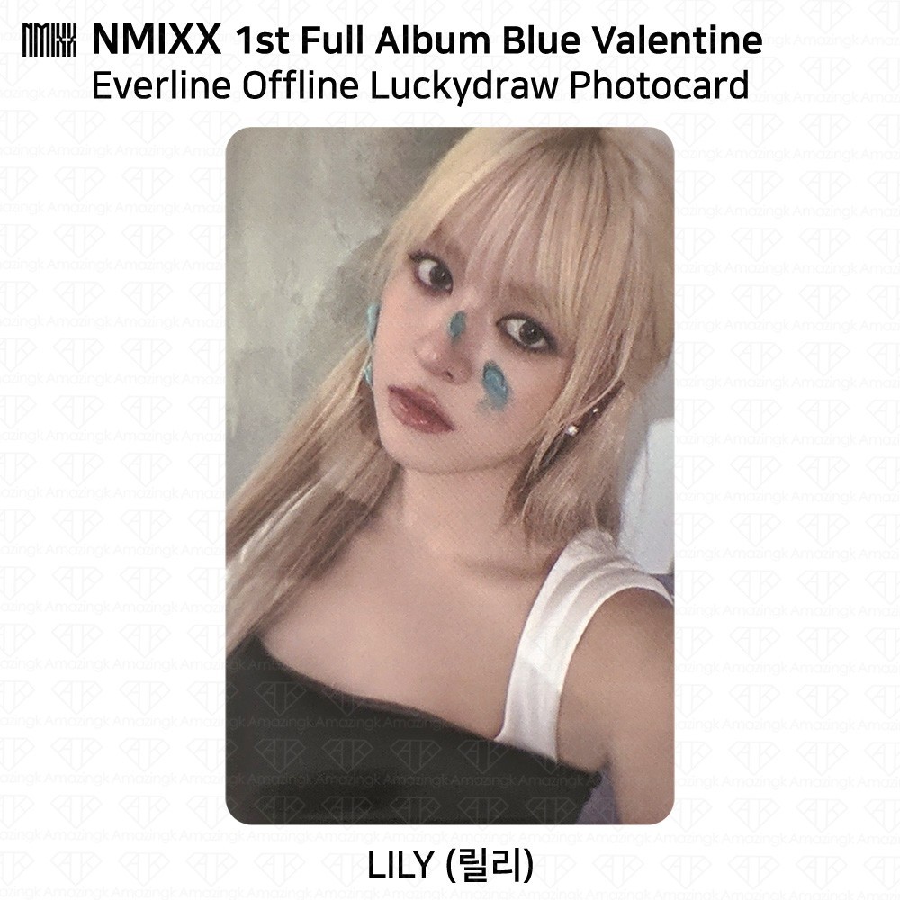 NMIXX 1st Full Album Blue Valentine Everline Offline Luckydraw Photocard KPOP