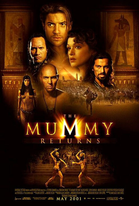The Mummy Returns (2001) Movie Poster, Original, SS, Unused, NM, Rolled