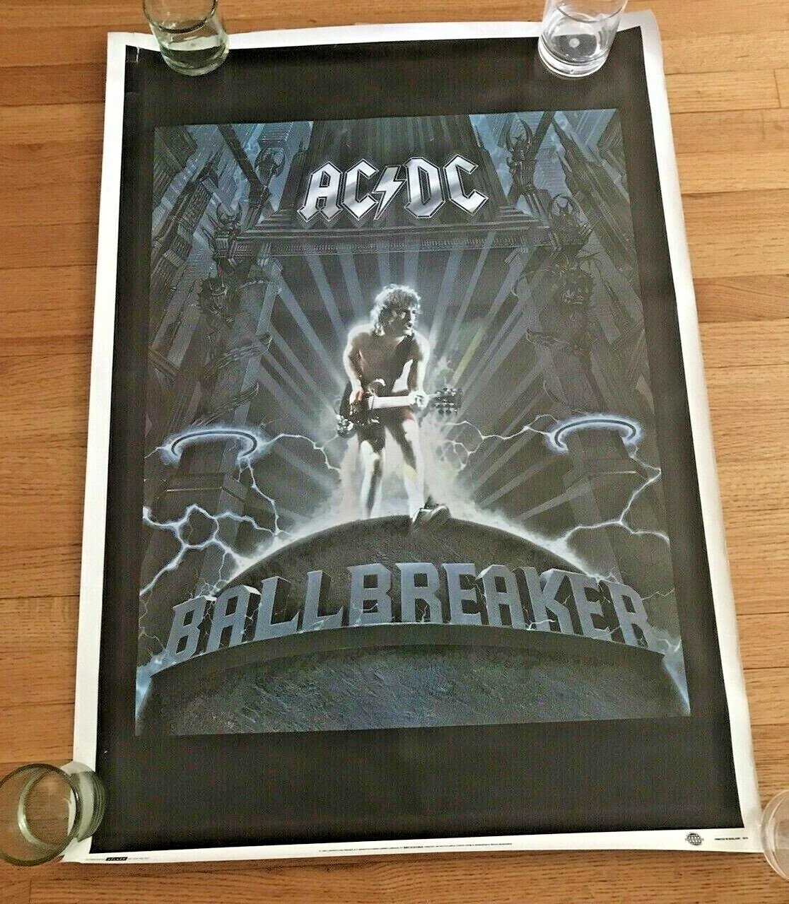 1995 AC/DC BallBreaker Promo Poster 25″ X 35″