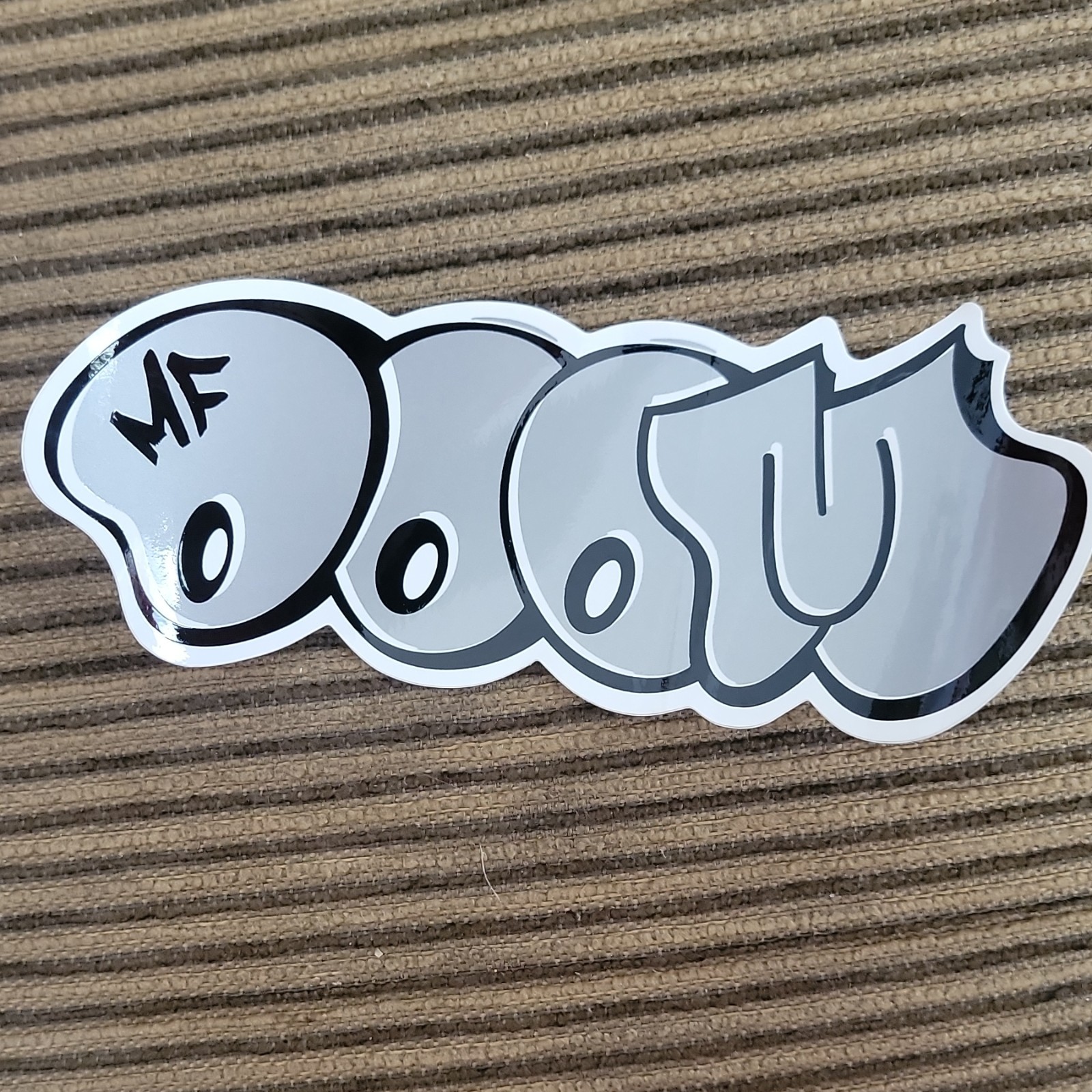 MF DOOM “MM..FOOD” Original Promo Sticker Limited Edition RhymeSayers 2007
