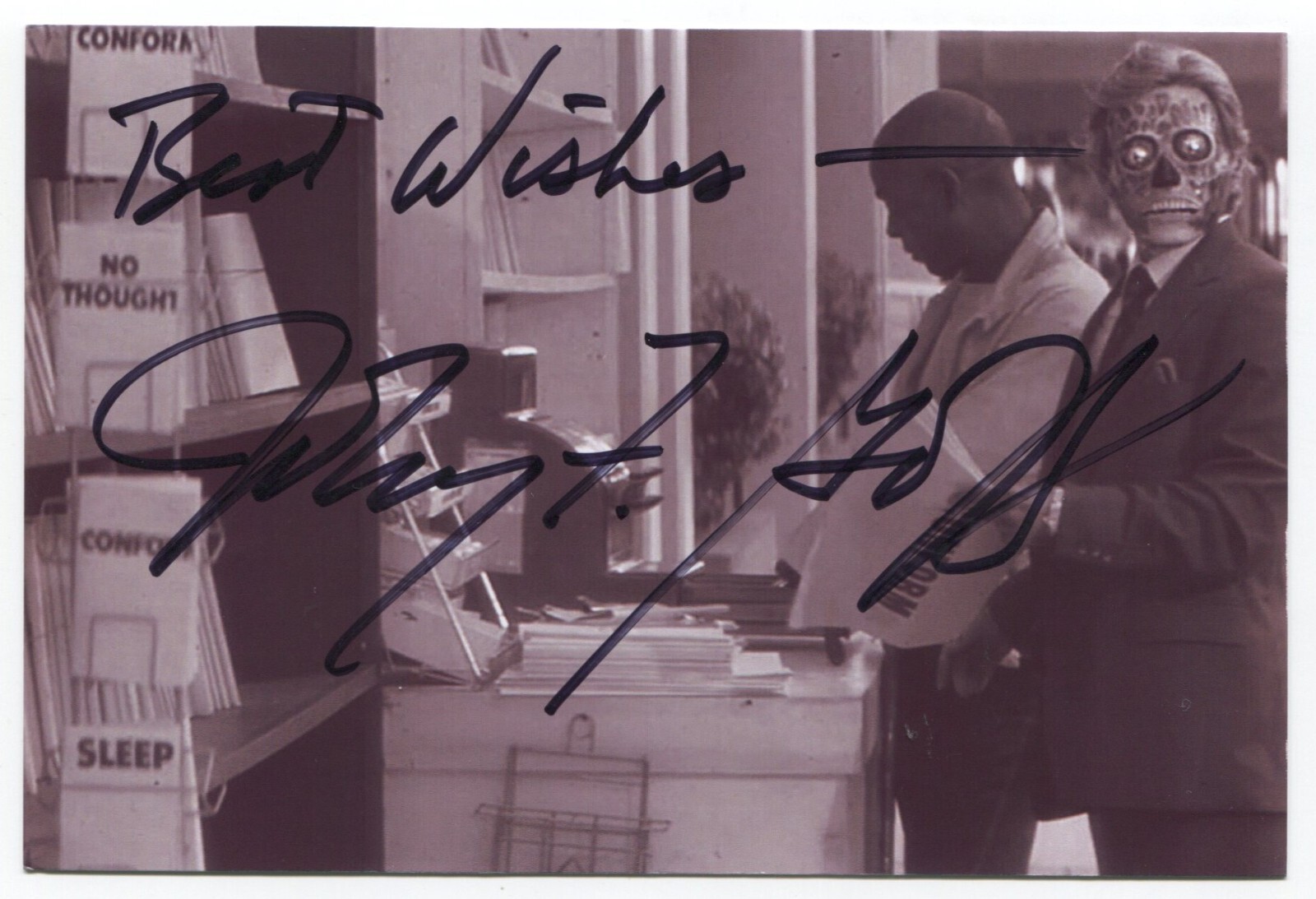 John F. Goff Signed Photo Autograph Signature Actor The Fog Berserker