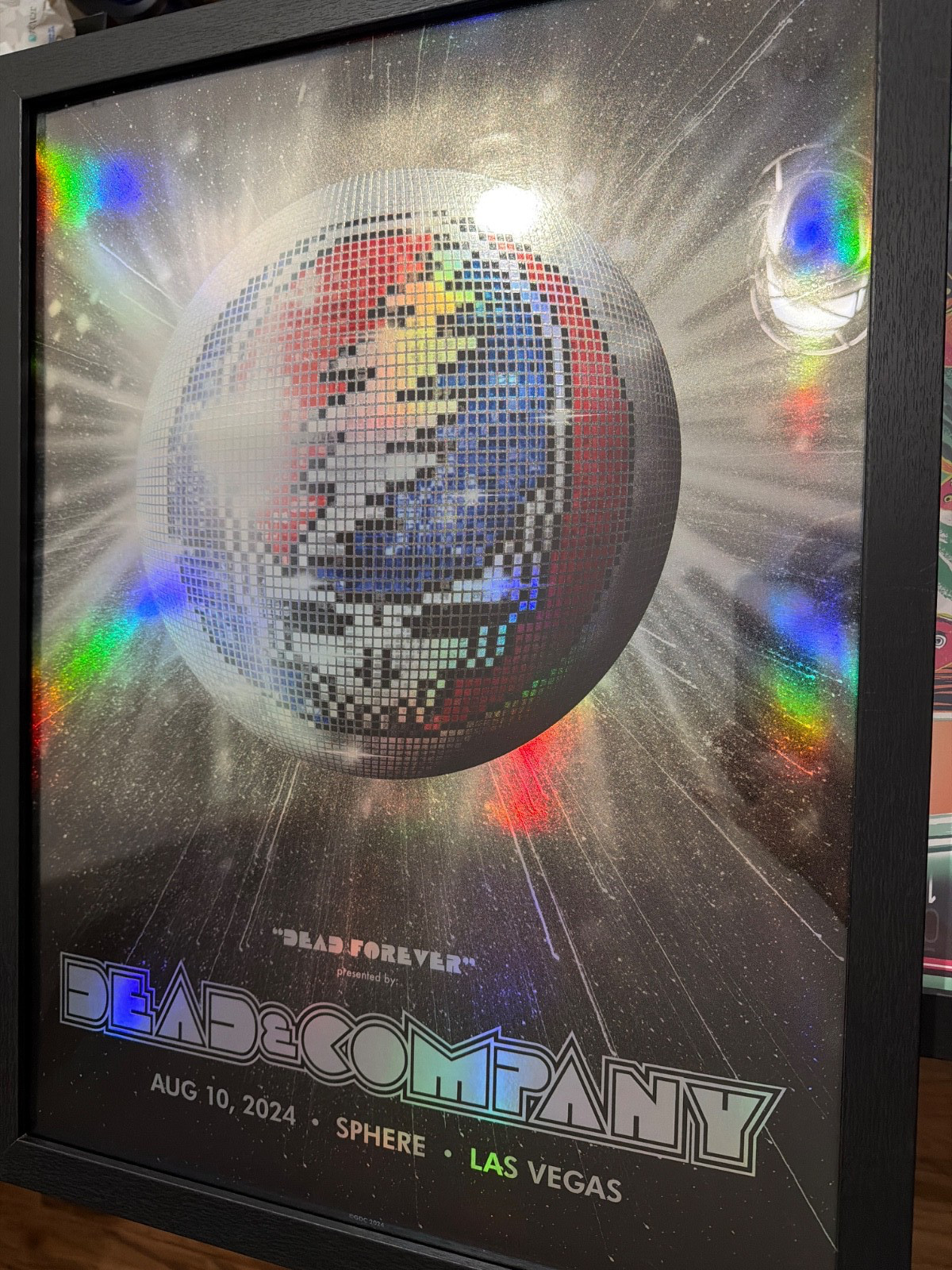 Dead & Company *FOIL* Poster SPHERE 2024 Limited Edition PLUS BONUS MAGAZINE