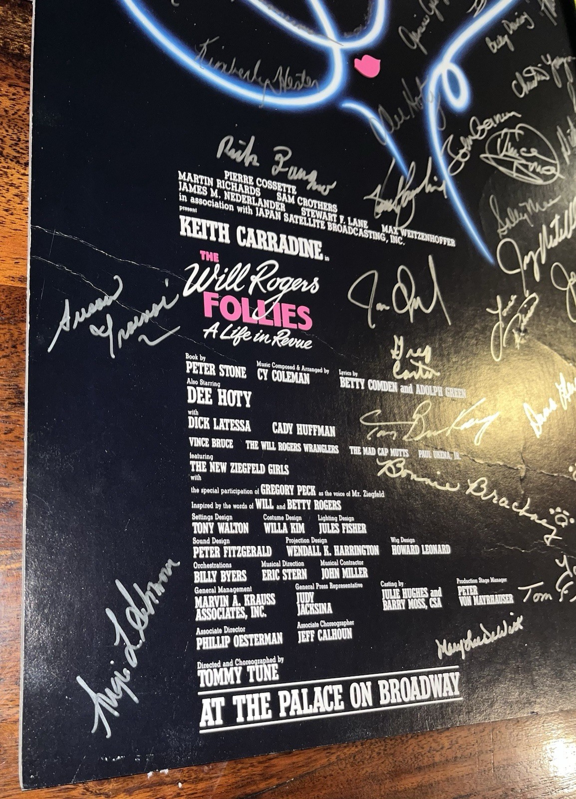 Will Rogers Follies A Life in Revue Poster 38 Cast Sig Broadway Keith Carradine