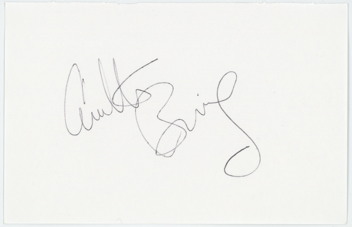 Annette Bening Captain Marvel Autographed Signed Album Page AMCo COA 26719