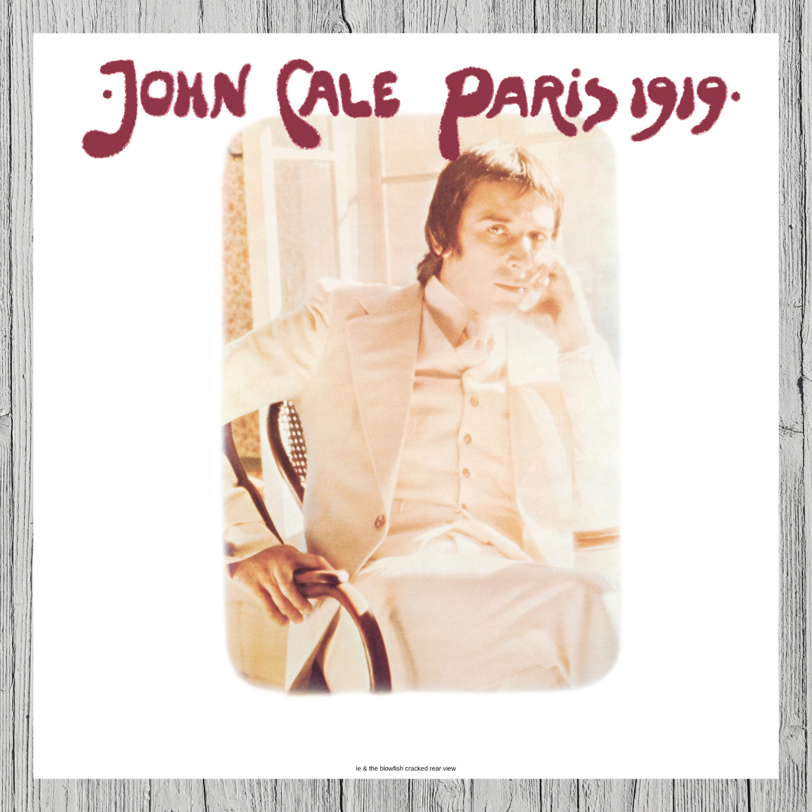 John Cale Paris 1919 Album Cover Metal Sign Poster