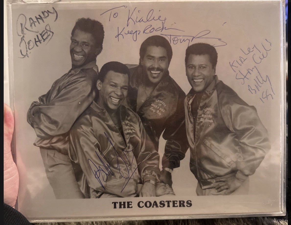 The Coasters Signed Photo 1992–1993 multiple Signatures Rock & Roll Legends