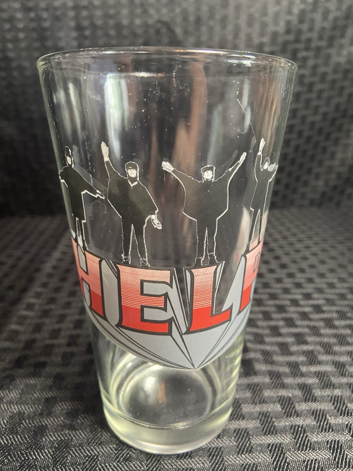 2011 Apple Corps Ltd Beatles HELP Glass Pint Size 6 inch