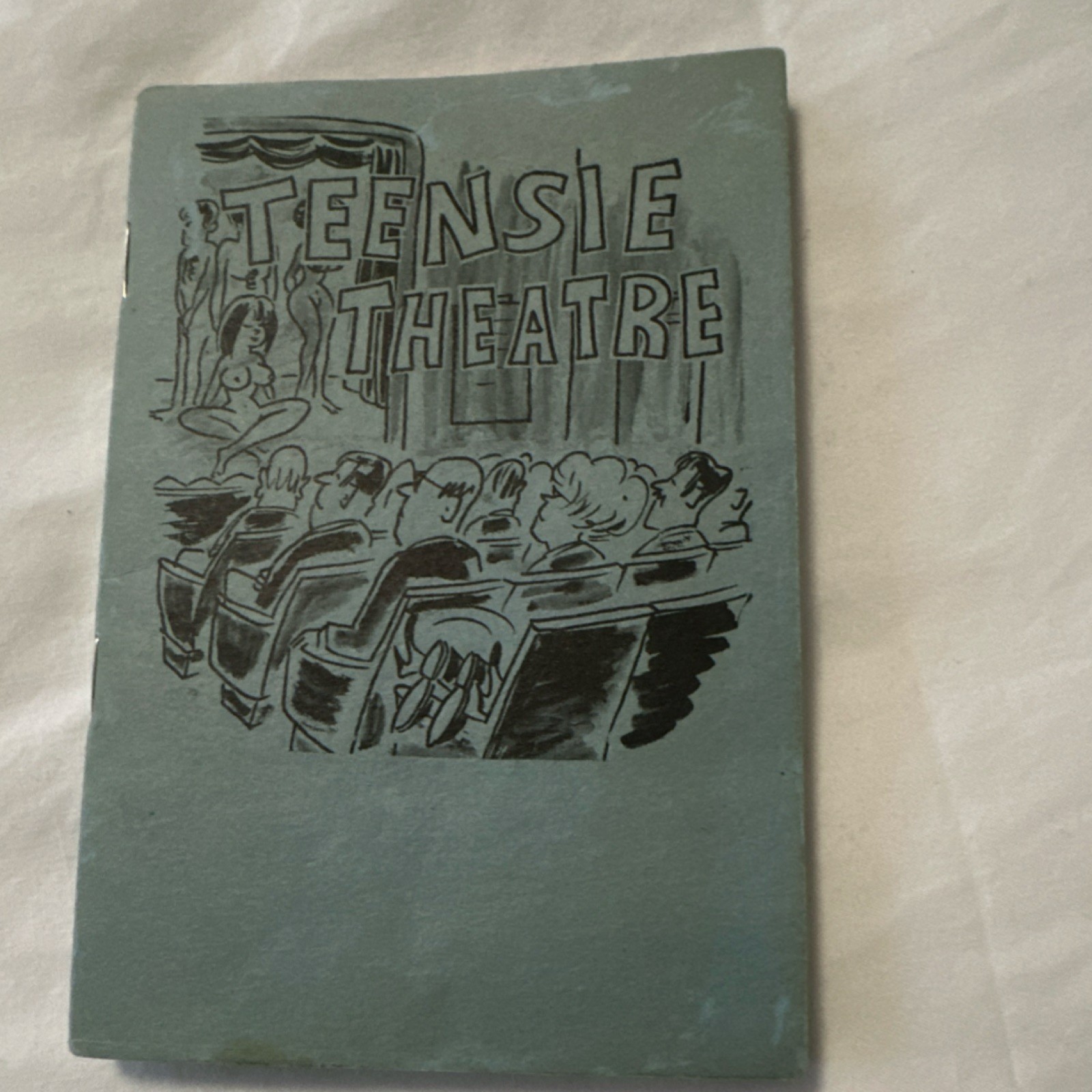 Teensie Theatre Orig. Pocket Book No. 11-41 Vintage Illustrated Cover Theater