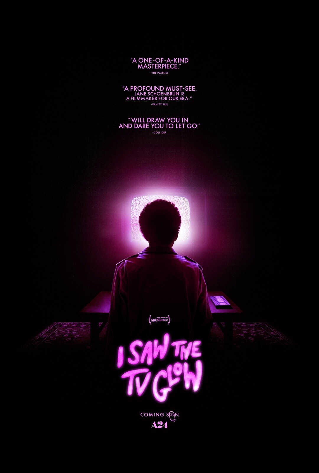 I Saw The TV Glow,2024,Original,DS,OneSheet, 27″×40,” A24, NMint, Movie Poster