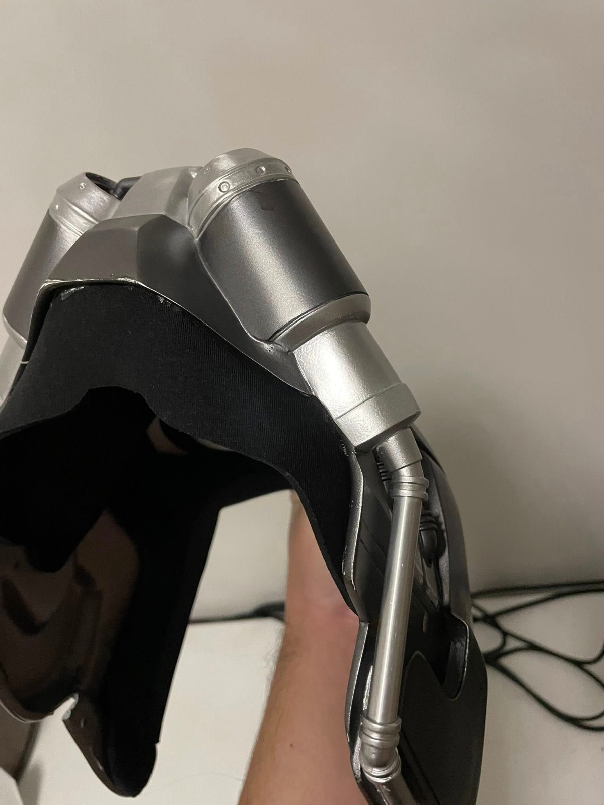 EFX Starlord Helmet Full Size Prop Replic (FRONT HALF ONLY)Cracked/Damaged