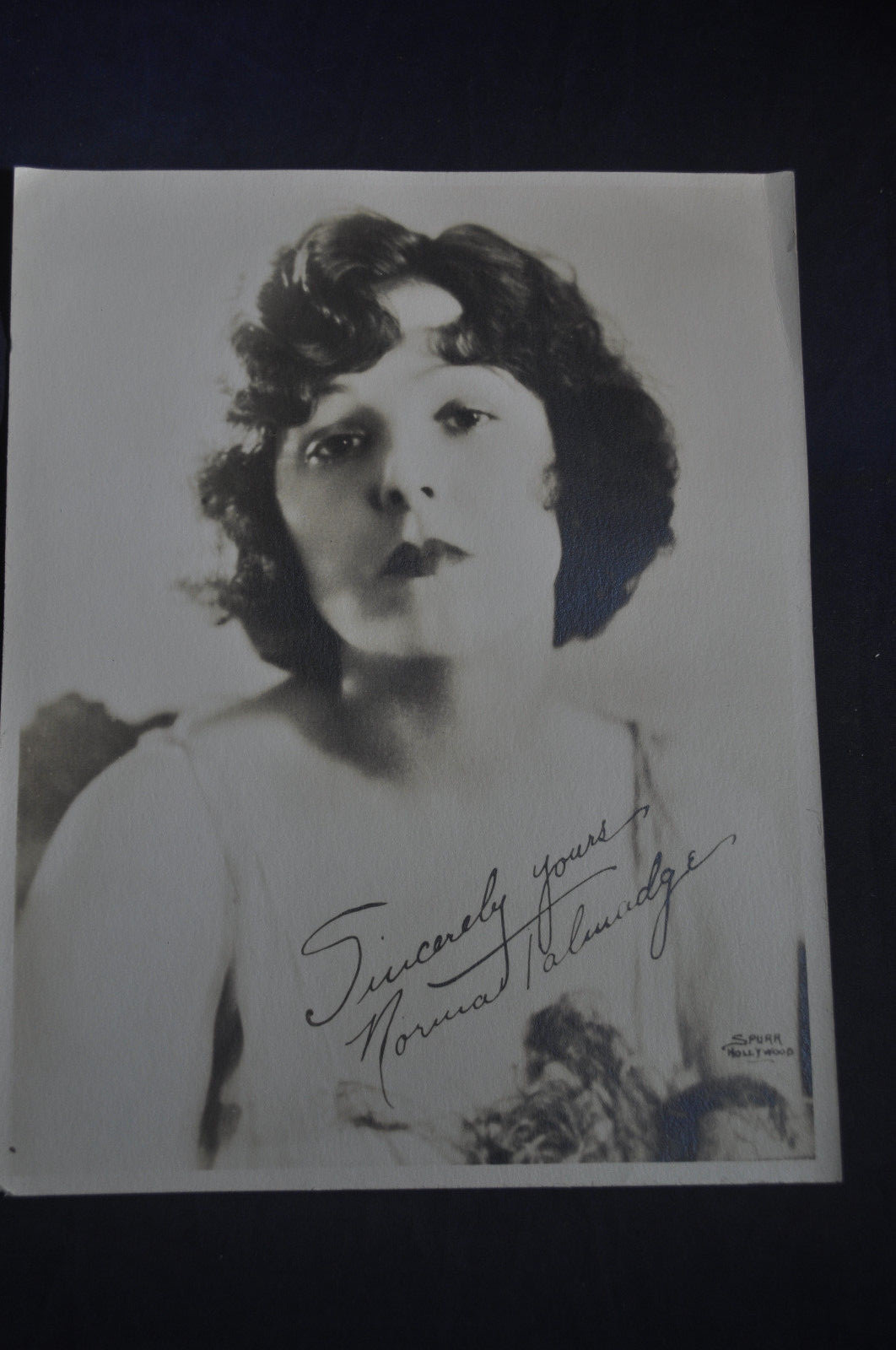 *ORIGINAL* Norma Talmadge Publicity Photo – Spurr Hollywood Photo